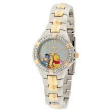 Disney Winnie the Pooh and Friends Two-Tone Bracelet with Crystal Accents WTP063