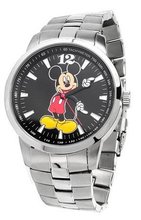 MCK834 Disney Mickey Mouse Stainless Steel Black Face