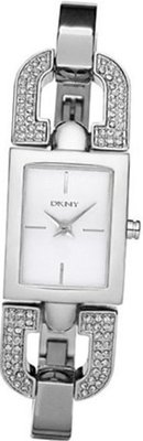 DKNY NY8129 silver dial stainless steel bracelet women NEW