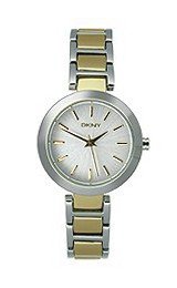 DKNY Two-Tone Round Stainless Steel #NY8832