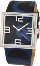 D&G Dolce & Gabbana DW0037 Andy Ext Square Analog Strap Dial Logo Stretch
