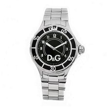 D&G Dolce & Gabbana DW0511 Anchor Stainless Steel Black Dial