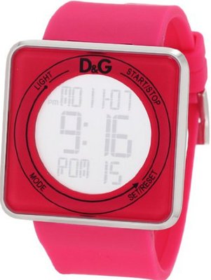 D&G Dolce & Gabbana DW0737 High Contact Pink Dial & Strap Touch Screen