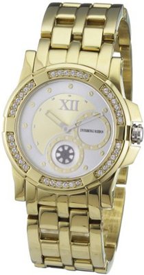Dyrberg/Kern Quartz with Silver Dial Analogue Display and Gold Stainless Steel Bracelet 328027