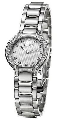 Ebel Beluga Mini Stainless Steel & Diamond Luxury Swiss 9003N18/691050