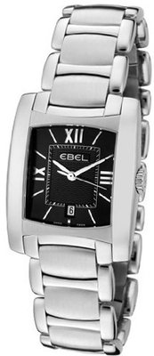 Ebel Brasilia Lady Stainless Steel Black Dial Calendar Quartz 9256m32/54500