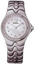 Ebel Sportwave Mother-of-Pearl Diamond Dial Diamond Bezel Stainless Steel 9956K24/9811 / 1215045