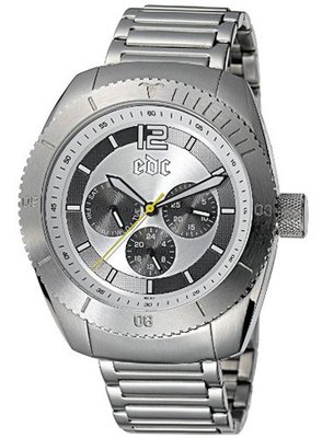 Edc Quartz super sonic - sparkling silver, silver EE100011001 with Metal Strap