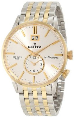 Edox 62004 357 AID Les Vauberts GMT Date