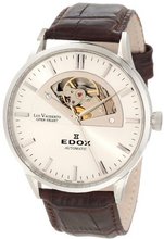 Edox 85014 3 AIN Les Vauberts Open Heart Automatic Silver Dial Exhibition Sapphire Crystal