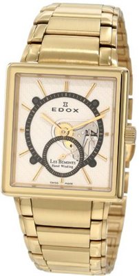 Edox Les Bemonts Gold/White Stainless Steel