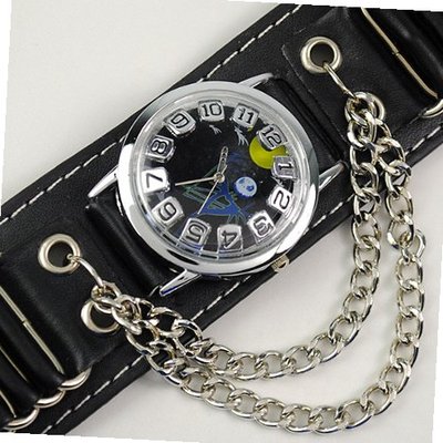 Eeleva Punk Gothic Ladies   Gens Genuine Leather Wrist