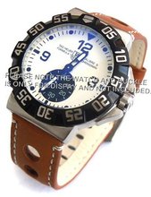 uEIEI Grand Prix 20mm Light brown Leather strap for TAG Heuer Carrera & Formula 1 