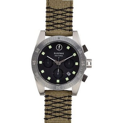 Electric Visual DW01 Nato Luxury - Black/Olive / One Size