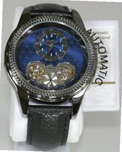 Elgin Automatic - Sub-seconds Dial - See Through Clear Caseback - Skeleton Dial - New in Box