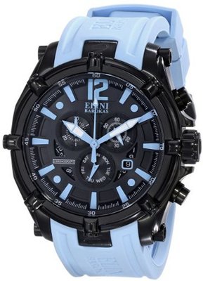 Elini Barokas ELINI-10179-BB-01-BBLSA Fortitudo Analog Display Swiss Quartz Blue