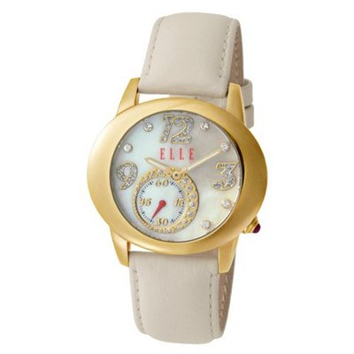 ELLETIME EL20049S04N Ion-Plating Gold Mother Of Pearl White Dial