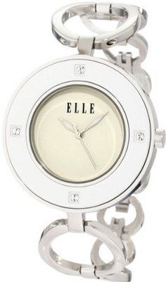 ELLETIME EL20061B02C Silver Circle Stainless Steel Bracelet