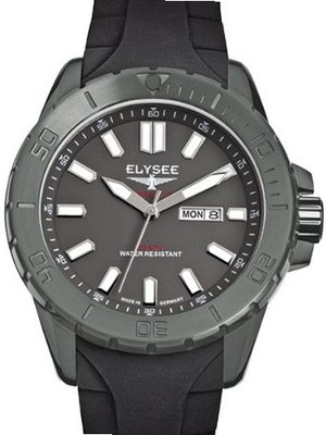 Elysee Set-Up Automatic with 48mm Grey PVD Case and Luminous Markers and Hands 13269