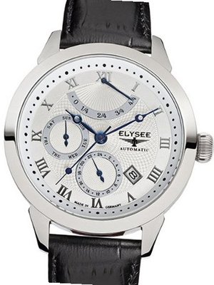Elysee Talos Miyota 9100 Automatic with Power Reserve Indicator and 24-Hr Sub-Dial 17008