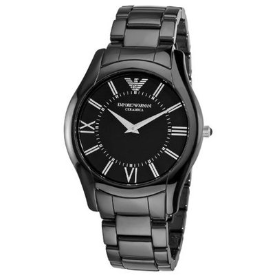 Emporio Armani AR1440 CeramicSlim Black Dial