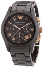 Emporio Armani AR1446 Ceramic Brown Ceramic Chronograph Dial