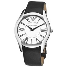 Emporio Armani AR2020 Classic Black Leather Band