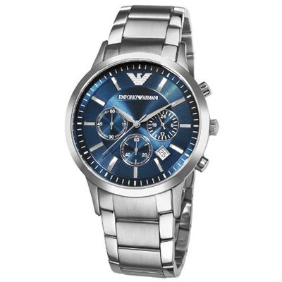 Emporio Armani AR2448 Classic Blue Dial Chronograph