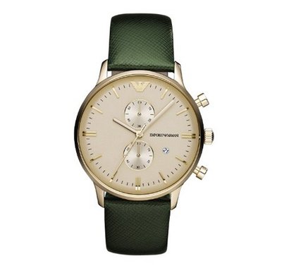 Emporio Armani Classic Retro Green Strap AR1722