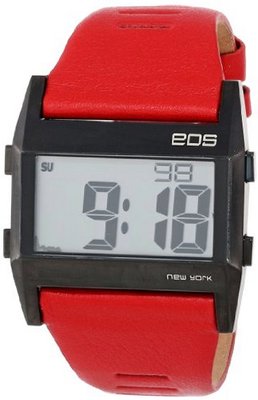 EOS New York Unisex 260SRED Nocturne Tre Large Digital Display Red