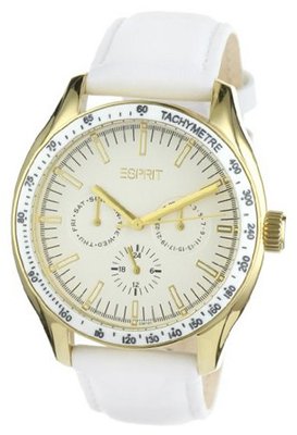 ESPRIT ES103012005 Orbus White Multifunction with Gold Ion-Plating Case