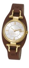 Esprit es106782004 28mm Stainless Steel Case Brown Leather Mineral