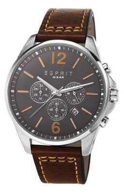 Esprit ES106921003 Grey Dark Brown Tallac Chrono