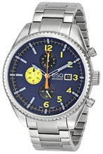 ESQ Movado 07301446 Catalyst Ionic Black-Plated Steel and Bracelet Blue Chrono Dial