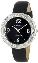 Essential by A.B.S 40081 Austrian Crystals Leather Strap