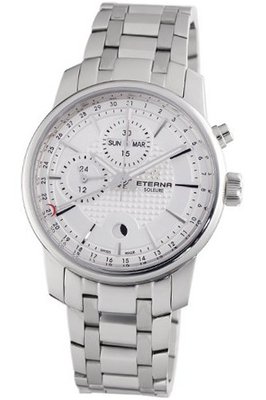 Eterna 8340.41.17.1225 Soleure Moonphase Chronograph Automatic Swiss