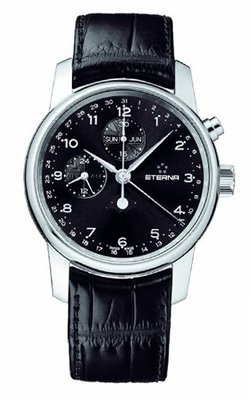 Eterna 8340.41.44.1175 Soleure Stainless steel Moon Phase Chronograph