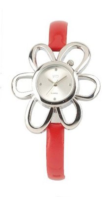 Eton Daisy Red Leather Strap - 2763L-7