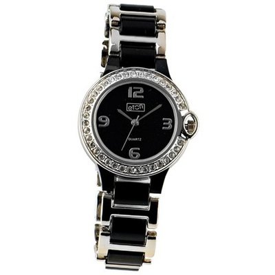 Eton Ladies Black Plastic + Metal Bracelet 2869-0