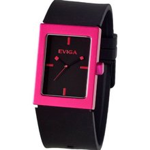 Eviga Ruta (Black Dial; Hot Pink Bezel)