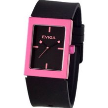 Eviga Ruta (Black Dial; Light Pink Bezel)