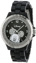 Disney 56270-1B Mickey Mouse Black Enamel Sparkle