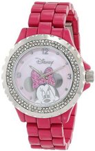 Disney 56270-1C Minnie Mouse Pink Enamel Sparkle