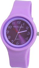 Excellanc Silicon Round Berry Purple Wrist for Her Design Highlight