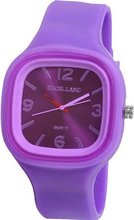 Excellanc Silicon Square Berry Purple Wrist for Her Design Highlight