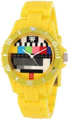 Fancy Face FF252YE Candy Collection "Falyn" Yellow Bracelet with Rainbow Dial