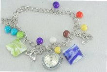New in Box Butterfly Beads Charm Bracelet Ladies Latest Style
