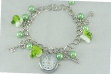 New in Box Green Keys Charm Bracelet Ladies Latest Style