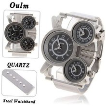 New in Box Oulm Military Multi-function 3 Timer Oversize Cool