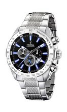 Festina F16488/3 Silver Stainless-Steel Quartz with Black Dial